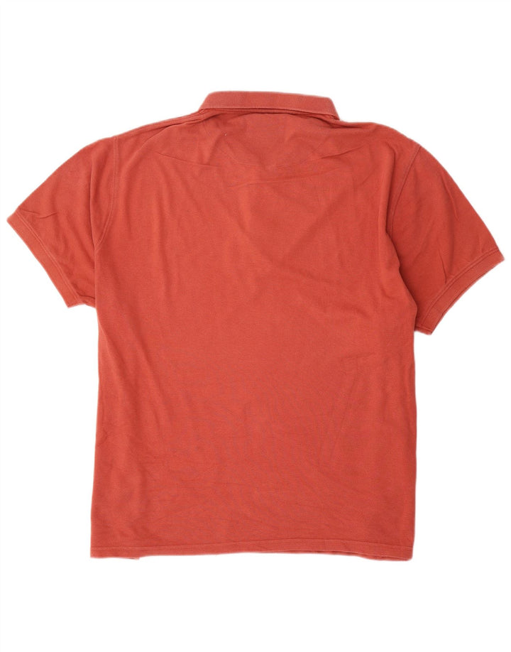 Weird Fish Herren-Poloshirt 2XL, rote Baumwolle