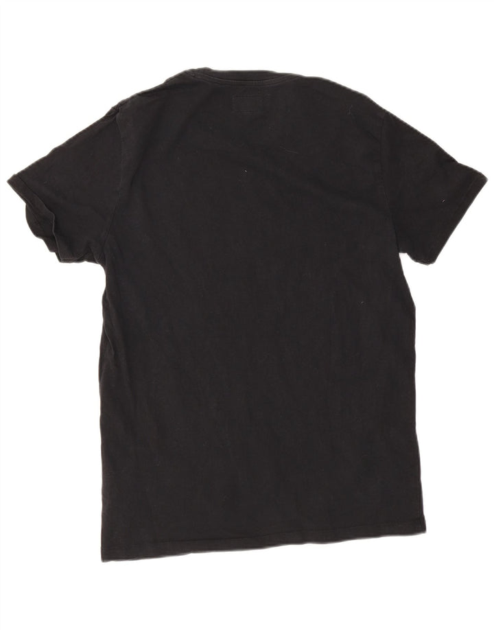 Wrangler Herren T-Shirt Top Small Schwarz Baumwolle