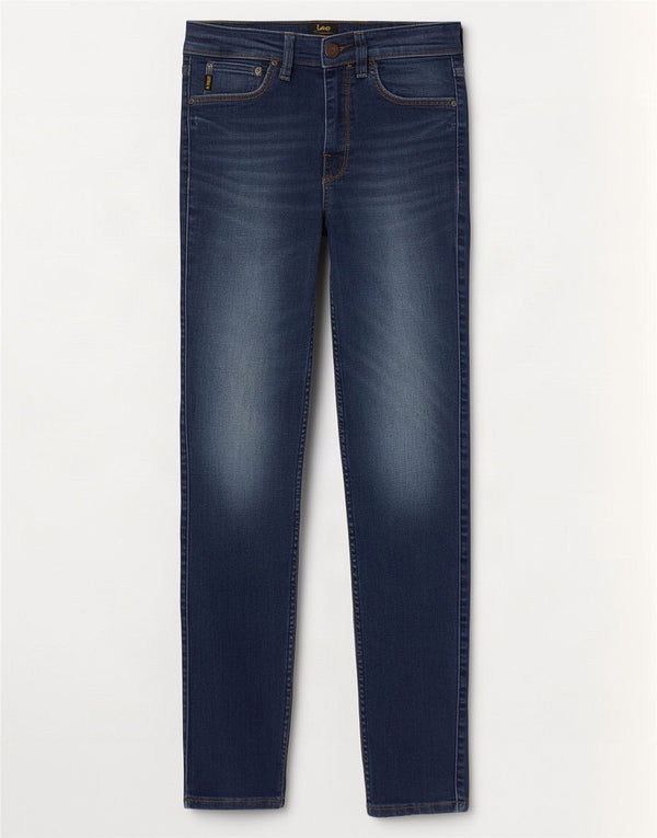 Lee Damen Jodee Ultra Skinny Jeans W25 L27 Marineblau Baumwolle