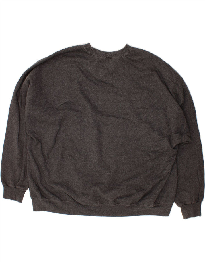 STARTER Mens Sweatshirt Jumper 3XL Grey Vintage Starter and Second-Hand Starter from Messina Hembry 