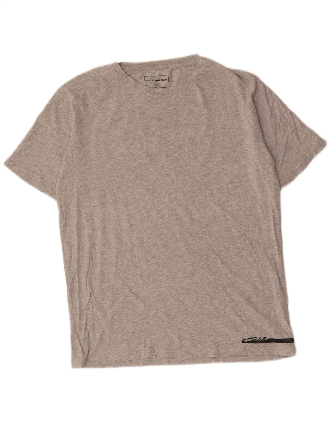 Gas Herren T-Shirt Top XL Grau Baumwolle