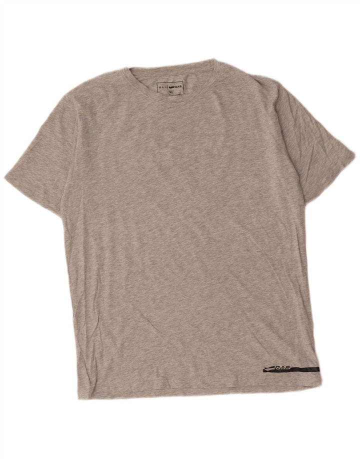 Gas Herren T-Shirt Top XL Grau Baumwolle