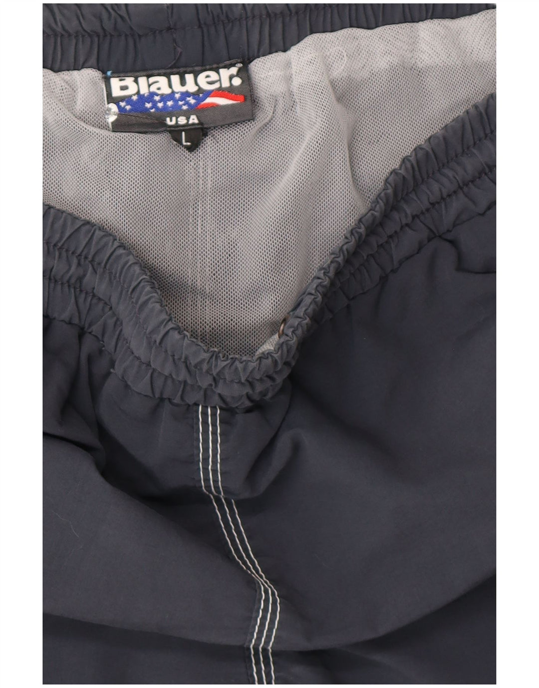 Blauer Herren-Badeshorts, groß, marineblaues Nylon