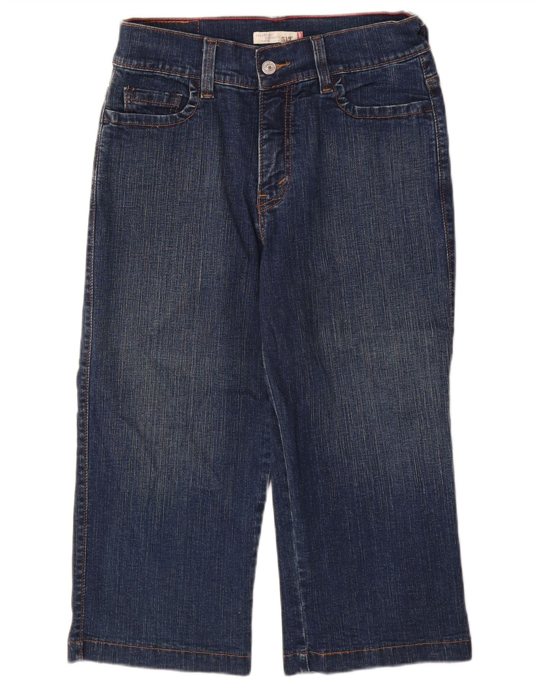 LEVI'S Damen 512 Perfekt schlankmachende Capri-Jeans, US 8, Mittel, W28, L19, Blau