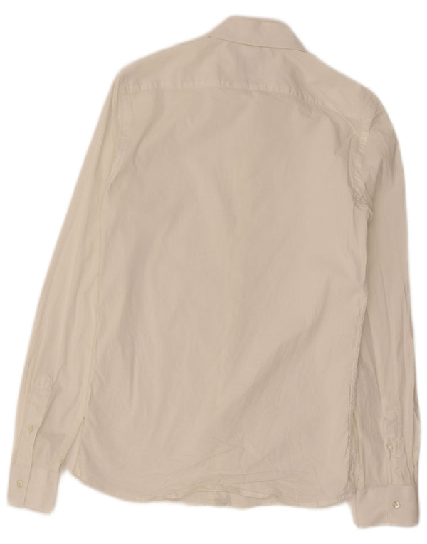 Zara Herren Super Slim Fit Hemd Small Weiß
