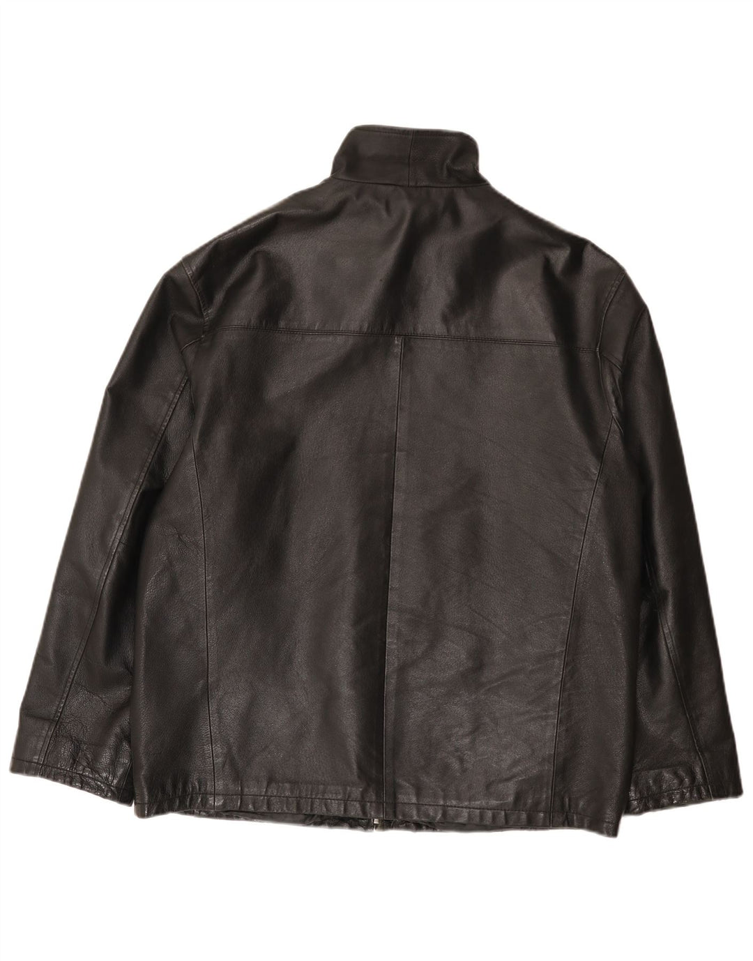Angelo Litrico Herren Lederjacke UK 38 Medium Schwarz