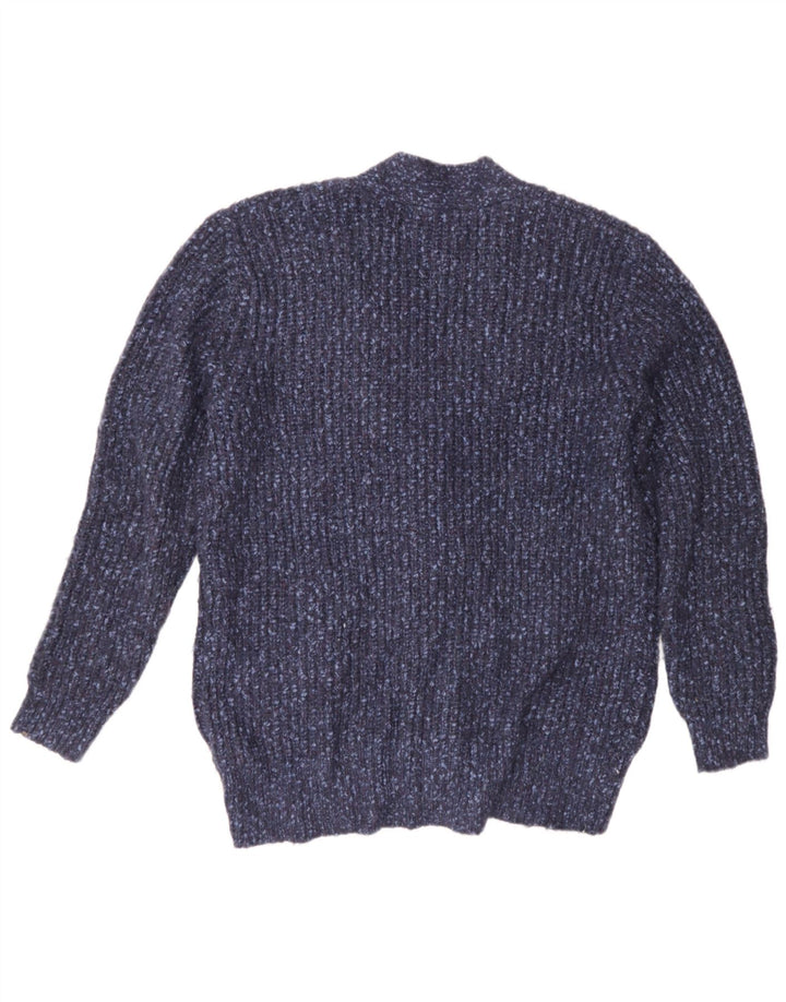 Marks & Spencer Damen-Strickjacke in Übergröße, Gr. 14, mittelblau meliert