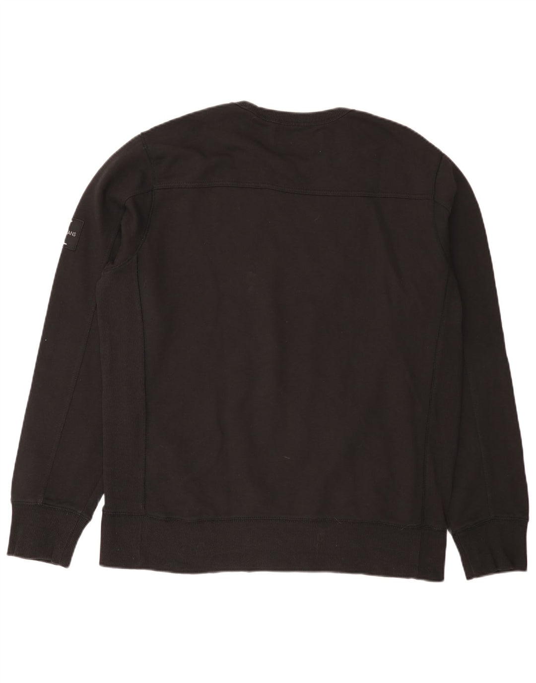 Calvin Klein Jeans Herren Sweatshirt Pullover 2XL Schwarz Baumwolle