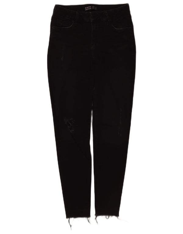 Zara Damen Skinny Jeans EU 34 2XS W24 L26 Schwarz