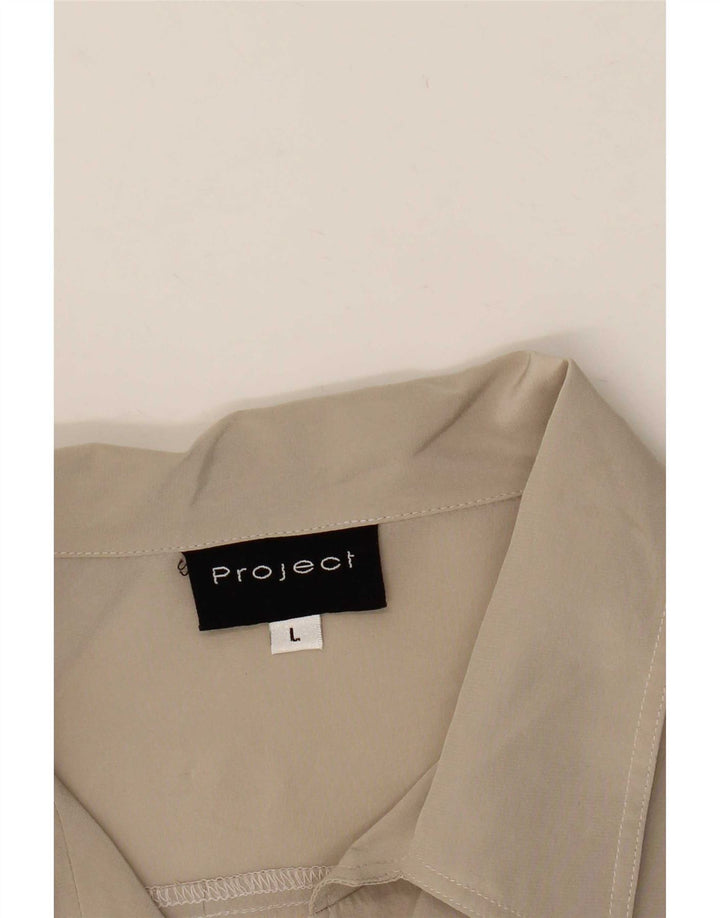 Project Damen Kurzarmhemd UK 16 Large Grau