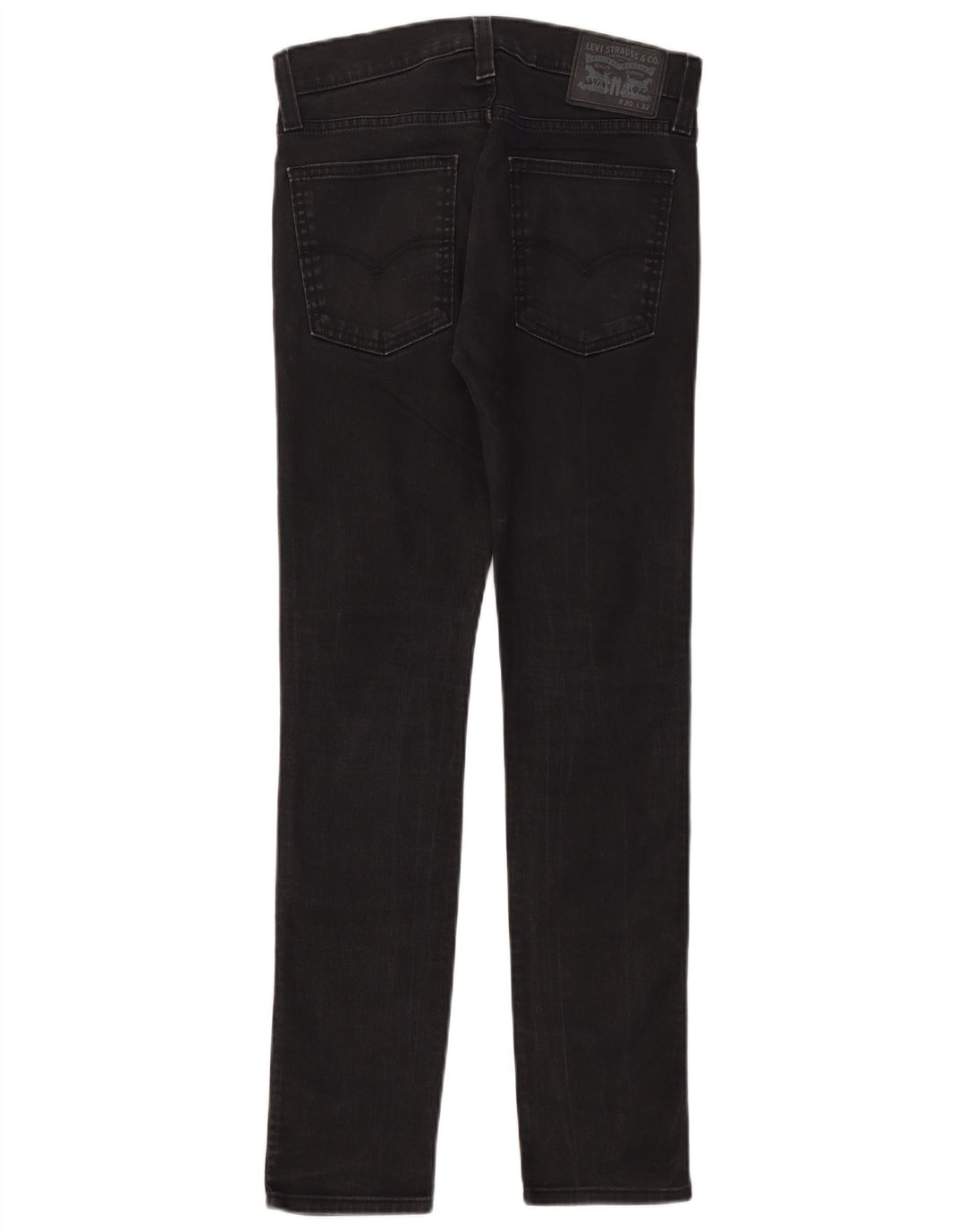 Levi's Damen Slim Jeans W30 L29 Schwarze Baumwolle