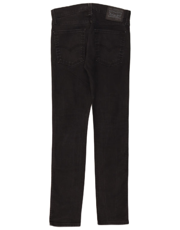 Levi's Damen Slim Jeans W30 L29 Schwarze Baumwolle