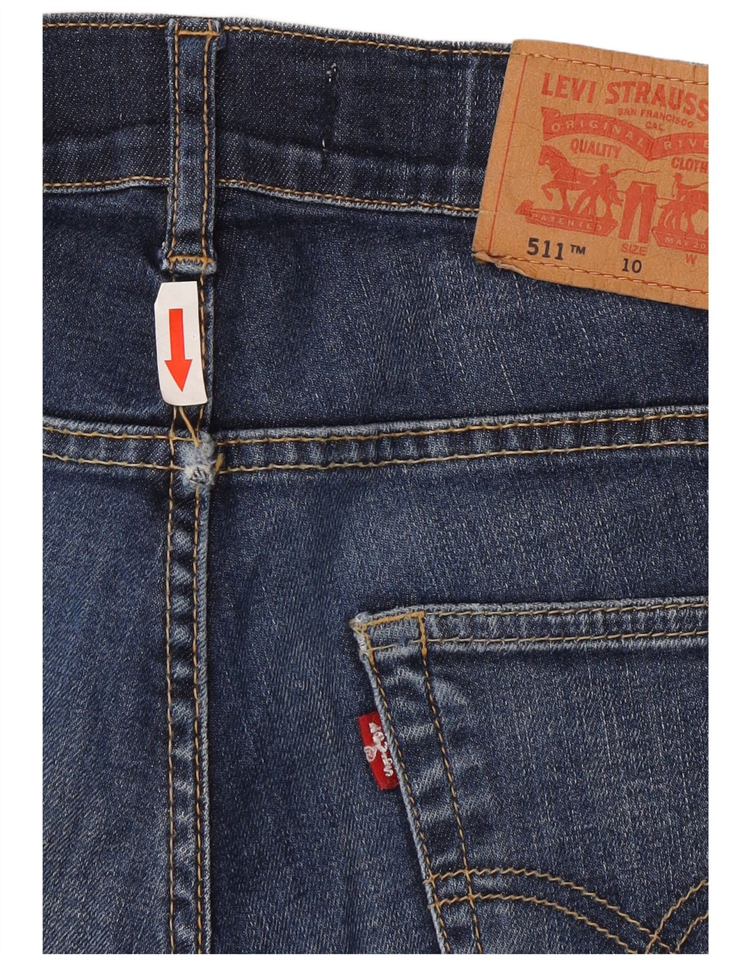 Levi's Jungen 511 Slim Jeans 9–10 Jahre W24 L26 Blaue Baumwolle