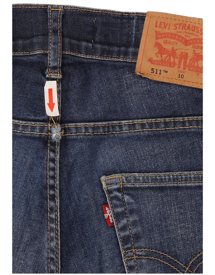 Levi's Jungen 511 Slim Jeans 9–10 Jahre W24 L26 Blaue Baumwolle