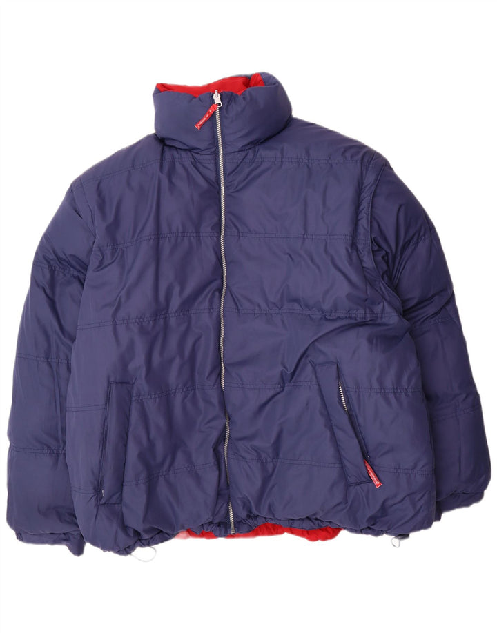 Explorer Herren Reversible Wattierte Jacke UK 44 2XL Rot Polyester