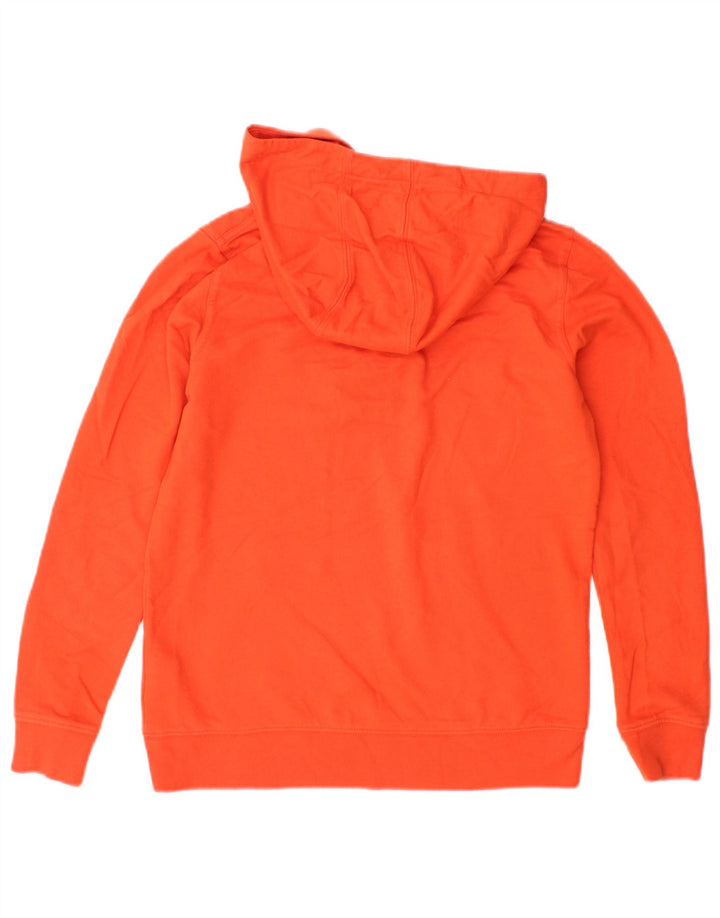 J. CREW Damen Kapuzenpullover UK 2 2XS Orange Baumwolle