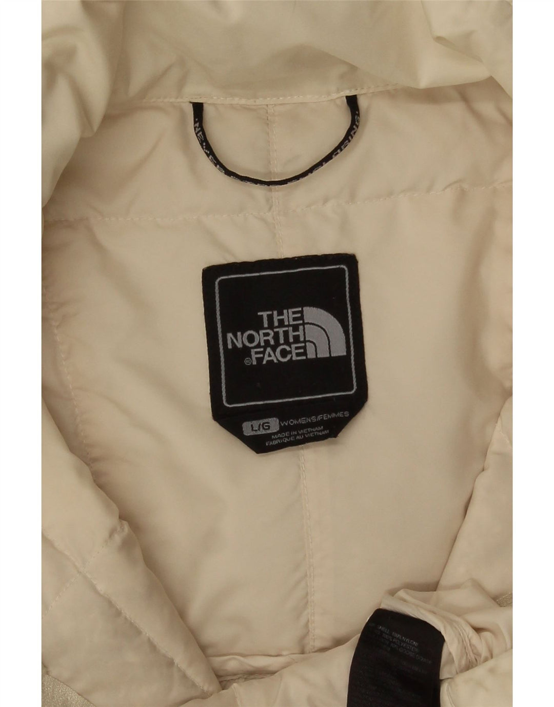 The North Face Damen Wattierter Mantel UK 16 Large Beige Nylon