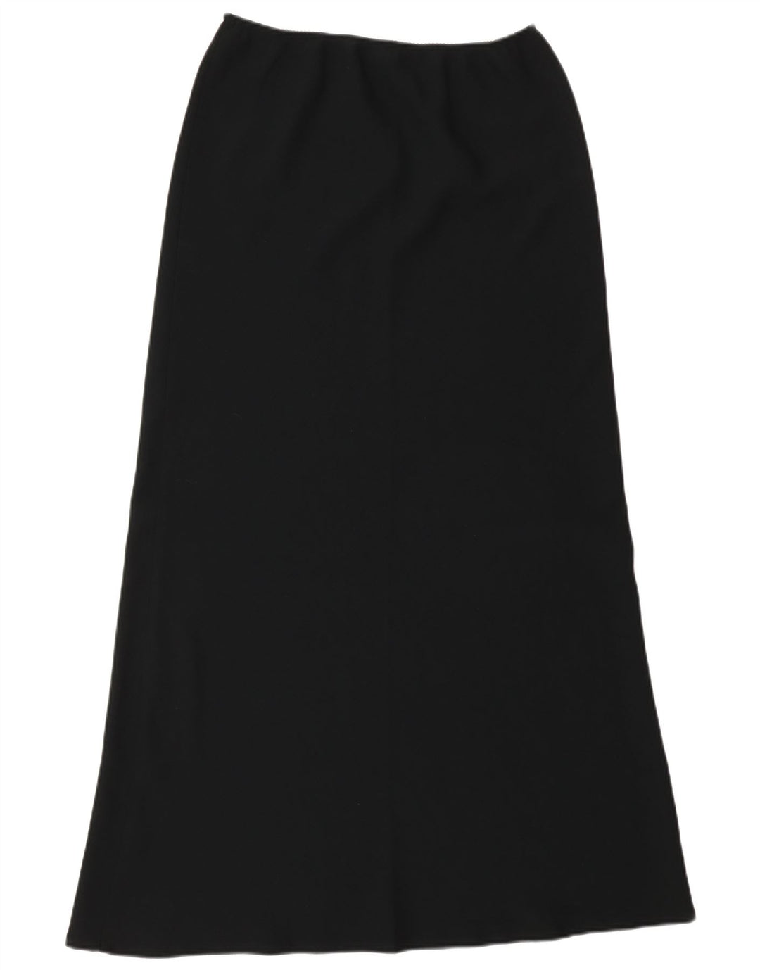 Benetton Damen Maxirock mit hoher Taille IT 44 Medium W26 Schwarz Polyester