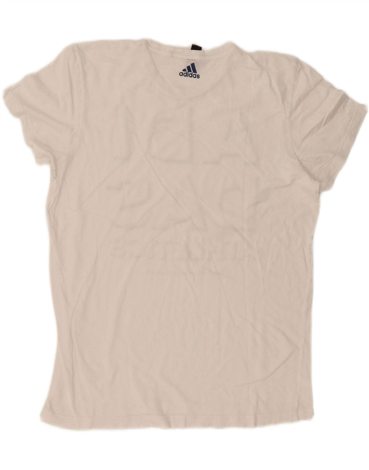Adidas Herren Grafik T-Shirt Top Large Weiß
