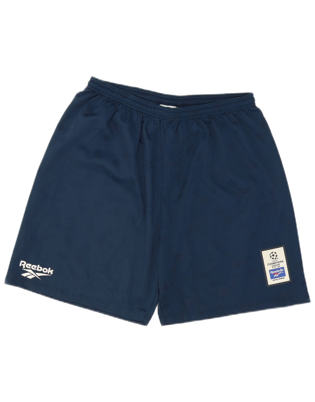 Reebok Herren Graphic Sport Shorts Large Marineblau Polyester
