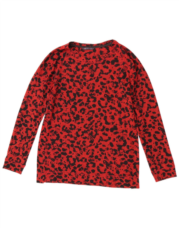 Marks & Spencer Damen-Pullover mit U-Boot-Ausschnitt, Gr. 12, Mittelrot