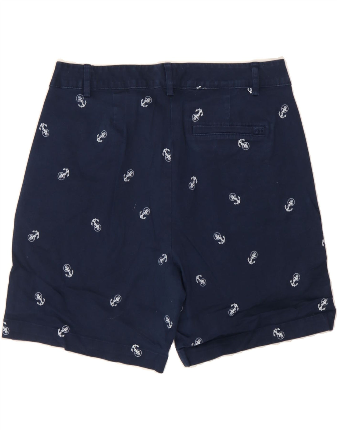 IZOD Womens Chino Shorts US 8 Medium W30 Navy Blue Cotton Vintage Izod and Second-Hand Izod from Messina Hembry 