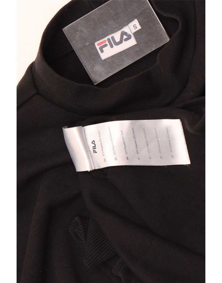 Fila Herren Loose Fit Sweatshirt Pullover Small Schwarz Polyester