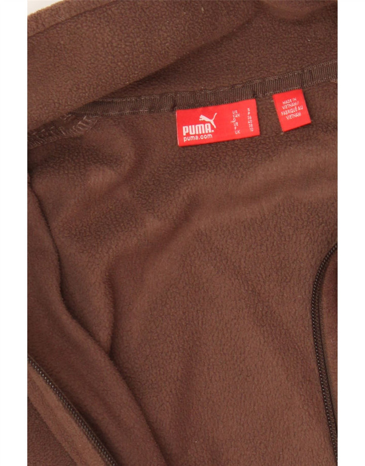 Puma Damen Fleecejacke UK 10 Small Braun