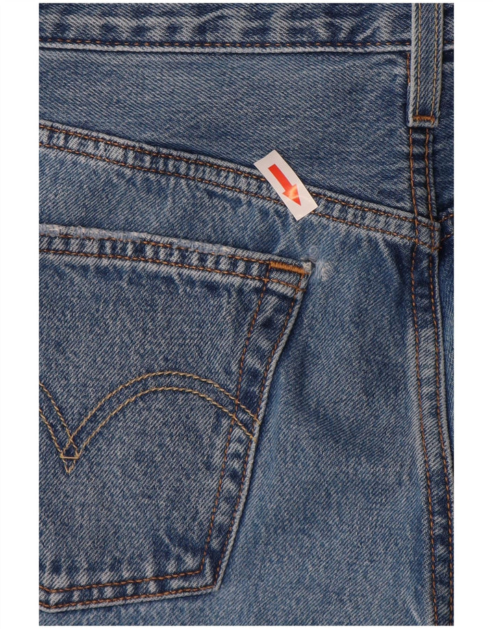 Levi's Damen 501 Straight Jeans W30 L30 Blau