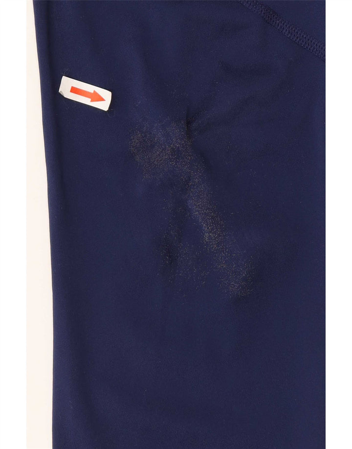 Adidas Damen Leggings UK 14 Medium Marineblau