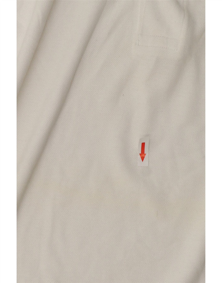 Diadora Herren-Poloshirt aus mittelweißer Baumwolle
