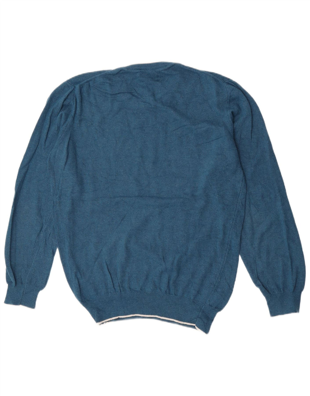 North Sails Herren-Pullover mit Rundhalsausschnitt, groß, blau, Polyamid