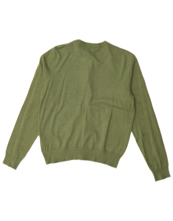 Marks & Spencer Damen-Cardigan-Pullover UK 12 Mittelgrüne Viskose
