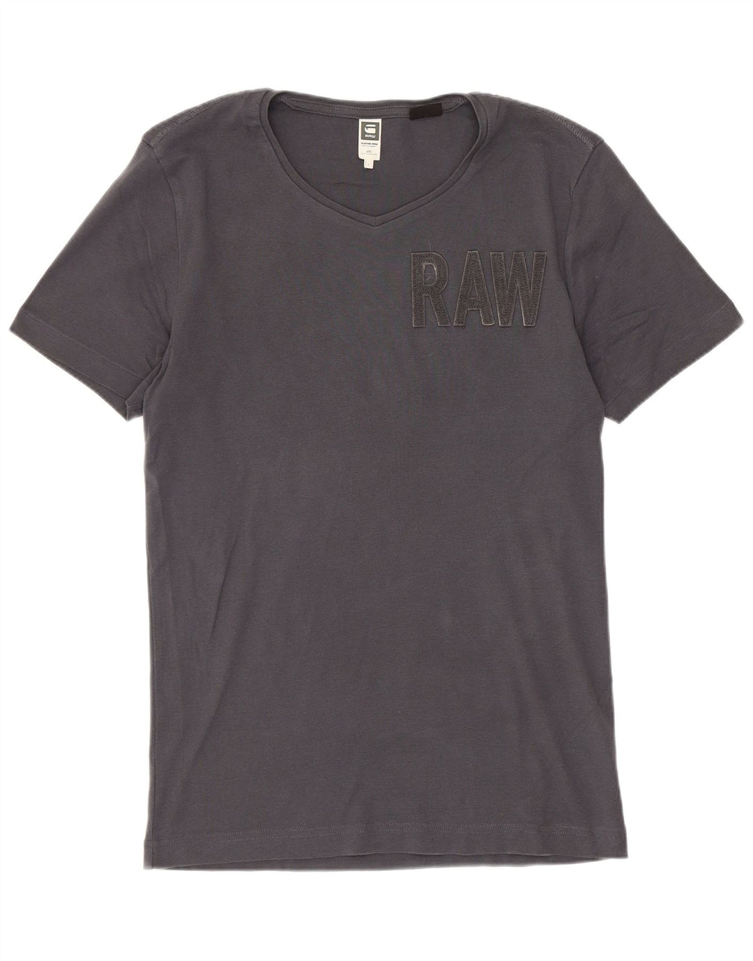 G-Star Herren Grafik-T-Shirt-Oberteil, große graue Baumwolle