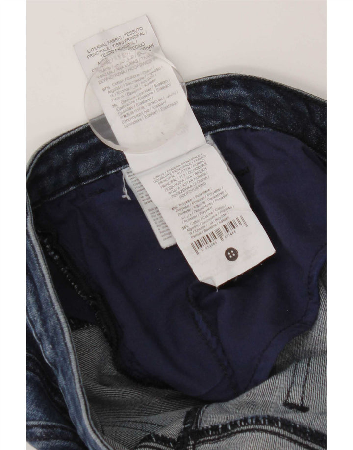 Trussardi Damen Slim Jeans W28 L28 Blaue Baumwolle