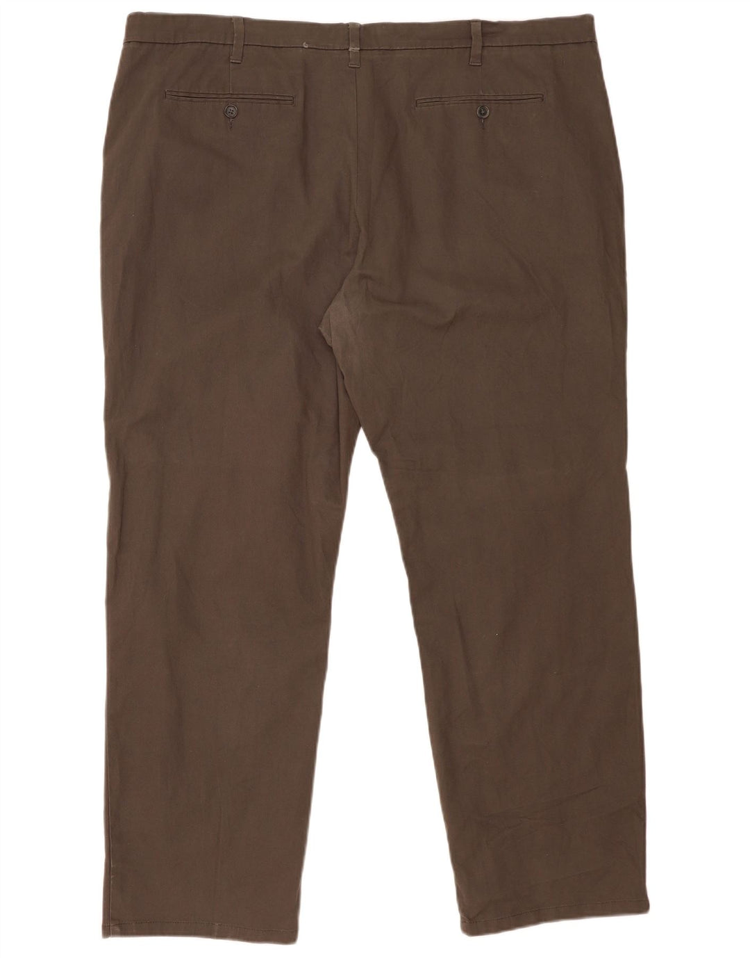 Marks & Spencer Herren-Chinohose mit normaler Passform, W46 L31, graue Baumwolle