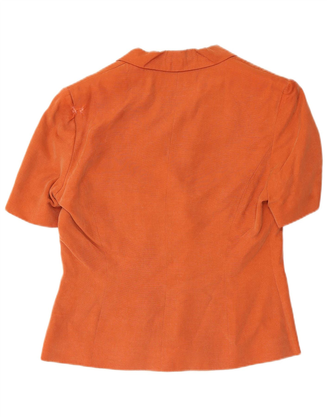 Monsoon Damen-Blazer mit 3 Knöpfen, kurzärmelig, UK 12, mittelorange