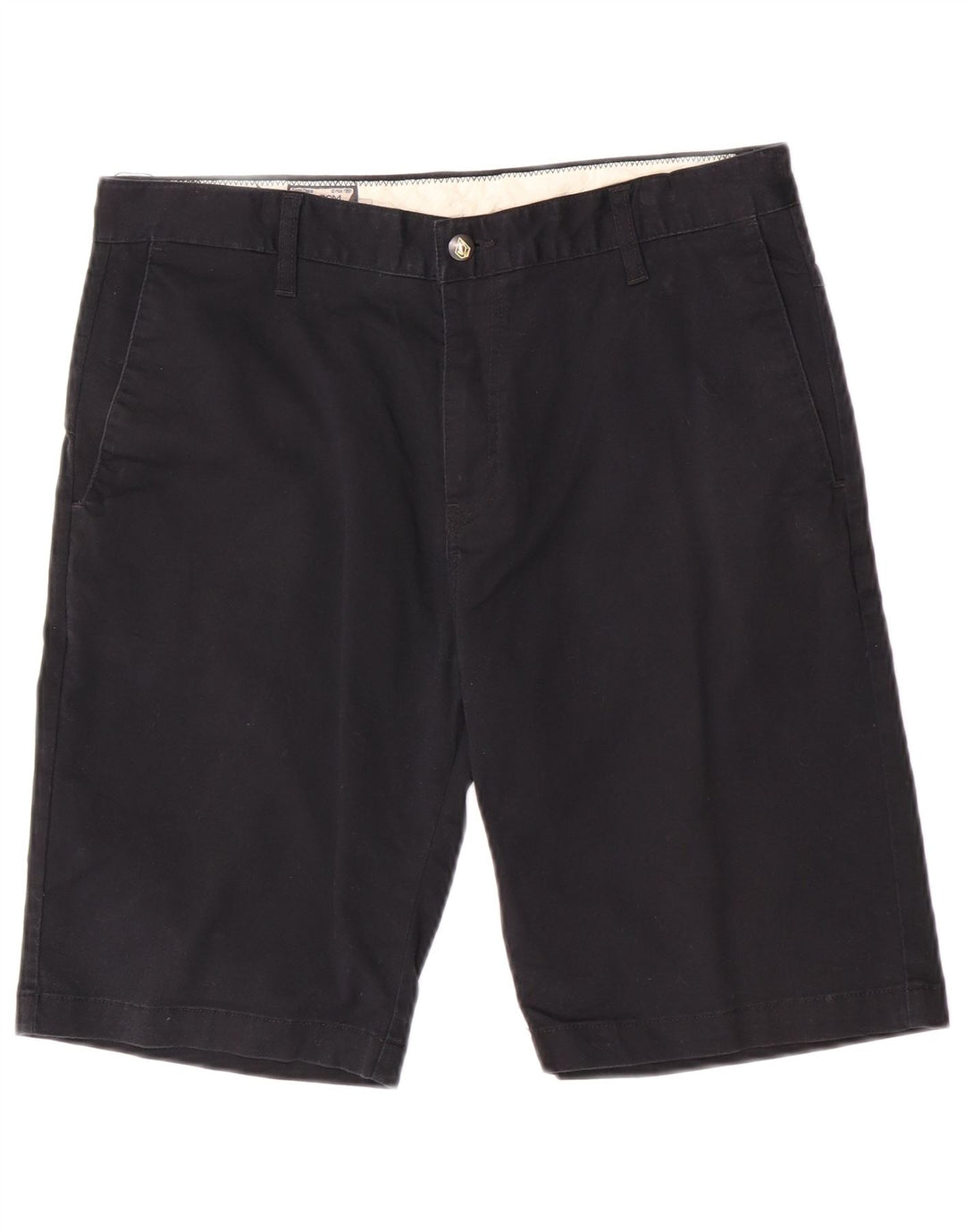 Volcom Herren Chinoshorts W33 Mittelschwarze Baumwolle