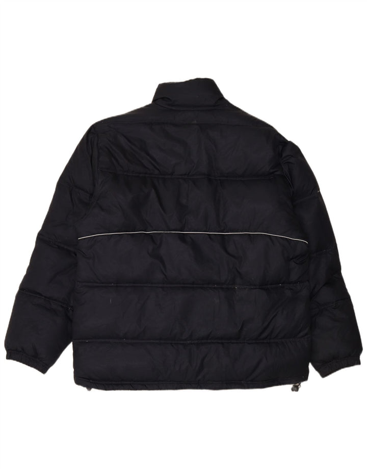 ADIDAS Herren Wattierte Jacke UK 40/42 Medium Marineblau Polyester