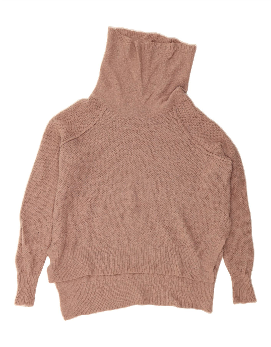 MOSSIMO Womens Roll Neck Jumper Sweater UK 16 Large Pink Acrylic Vintage Mossimo and Second-Hand Mossimo from Messina Hembry 