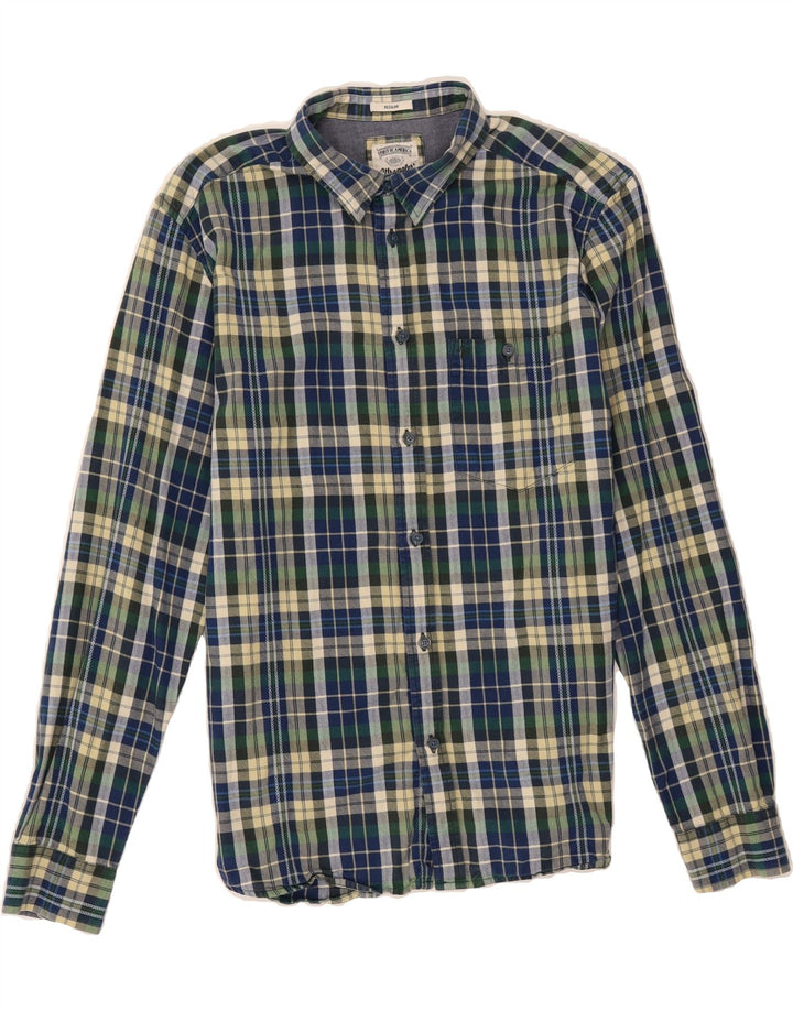 WRANGLER Mens Regular Fit Flannel Shirt Large Multicoloured Check Cotton Vintage Wrangler and Second-Hand Wrangler from Messina Hembry 