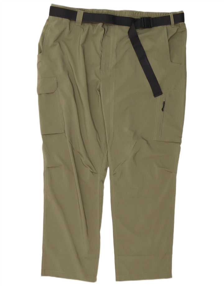 Columbia Herren gerade Cargohose W54 L32 Khaki Polyester