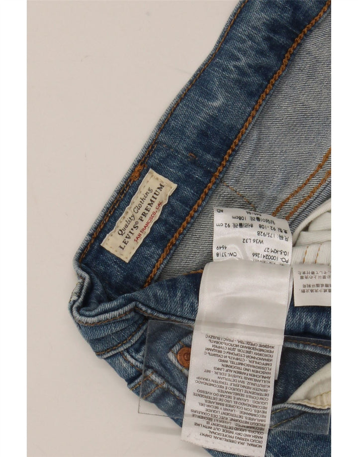 Levi's Herren 511 Slim Jeans W36 L32 Blaue Baumwolle
