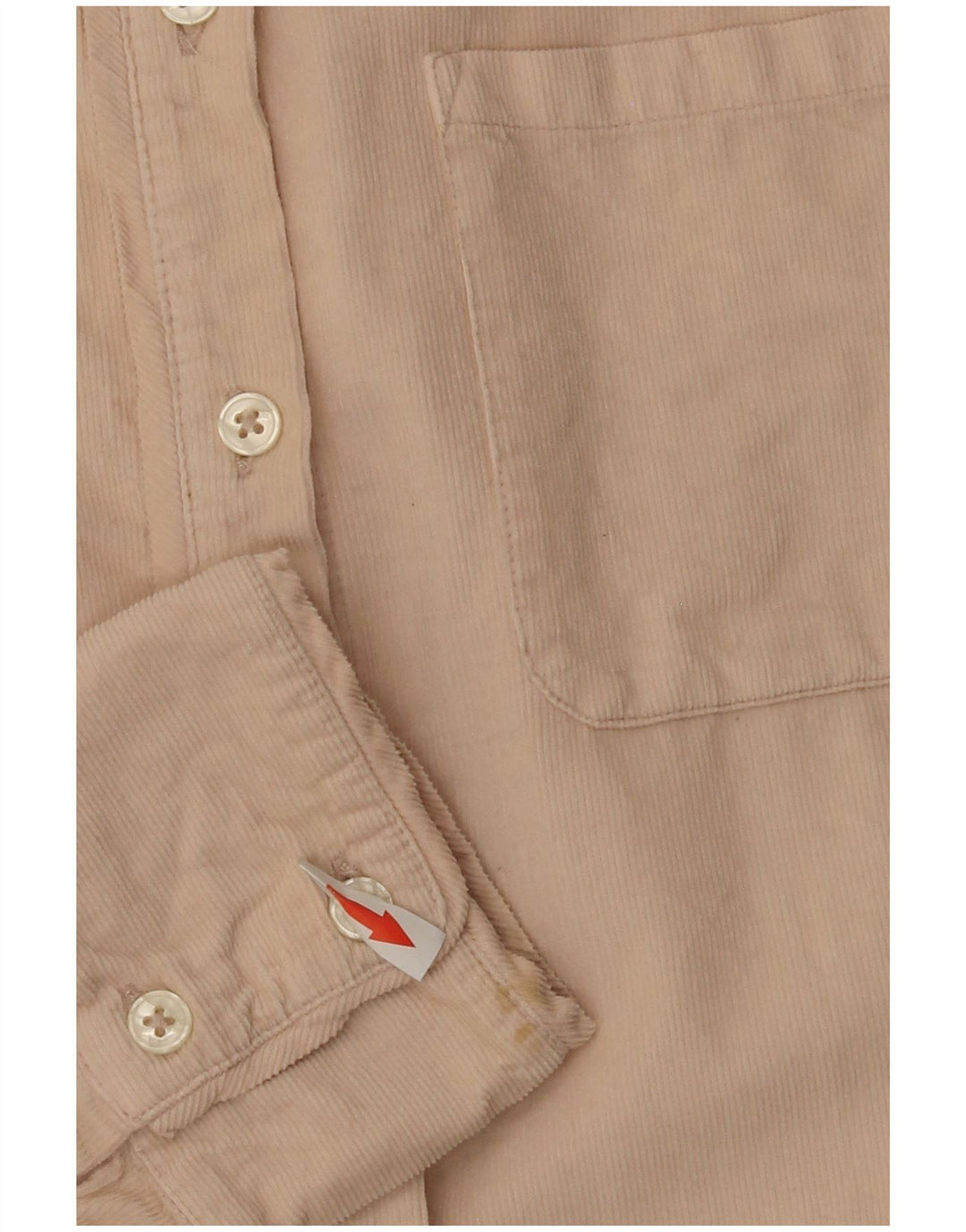 Fat Face Damen Cordhemd UK 12 Mittelbeige Baumwolle