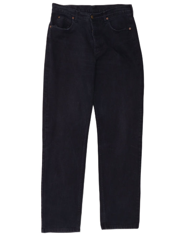 Lee Herren Chicago Straight Casual Hose W33 L34 Marineblaue Baumwolle