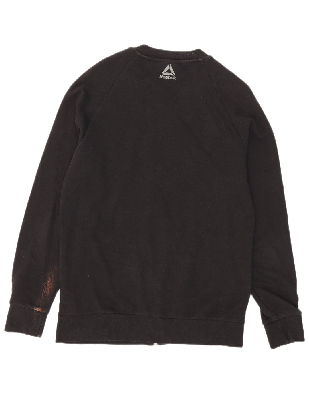 Reebok Damen-Trainingsanzugoberteil, UK-Größe 14, mittelschwarz, Baumwolle
