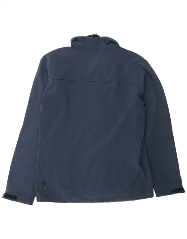 Jack Wolfskin Herren Windjacke UK 40 Large Marineblau Polyester
