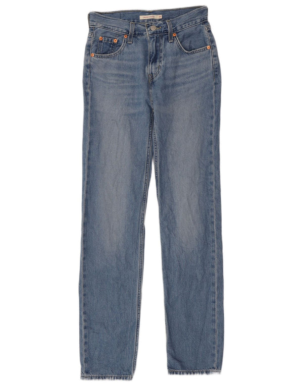 Levi's Damen Low Pro Straight Jeans UK 2 2XS W23 L30 Blaue Baumwolle