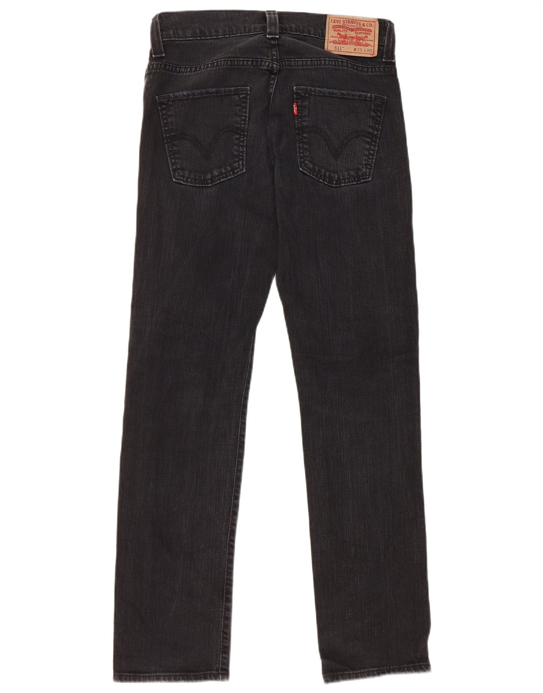 Levi's Herren 511 Skinny Jeans W29 L30 schwarze Baumwolle