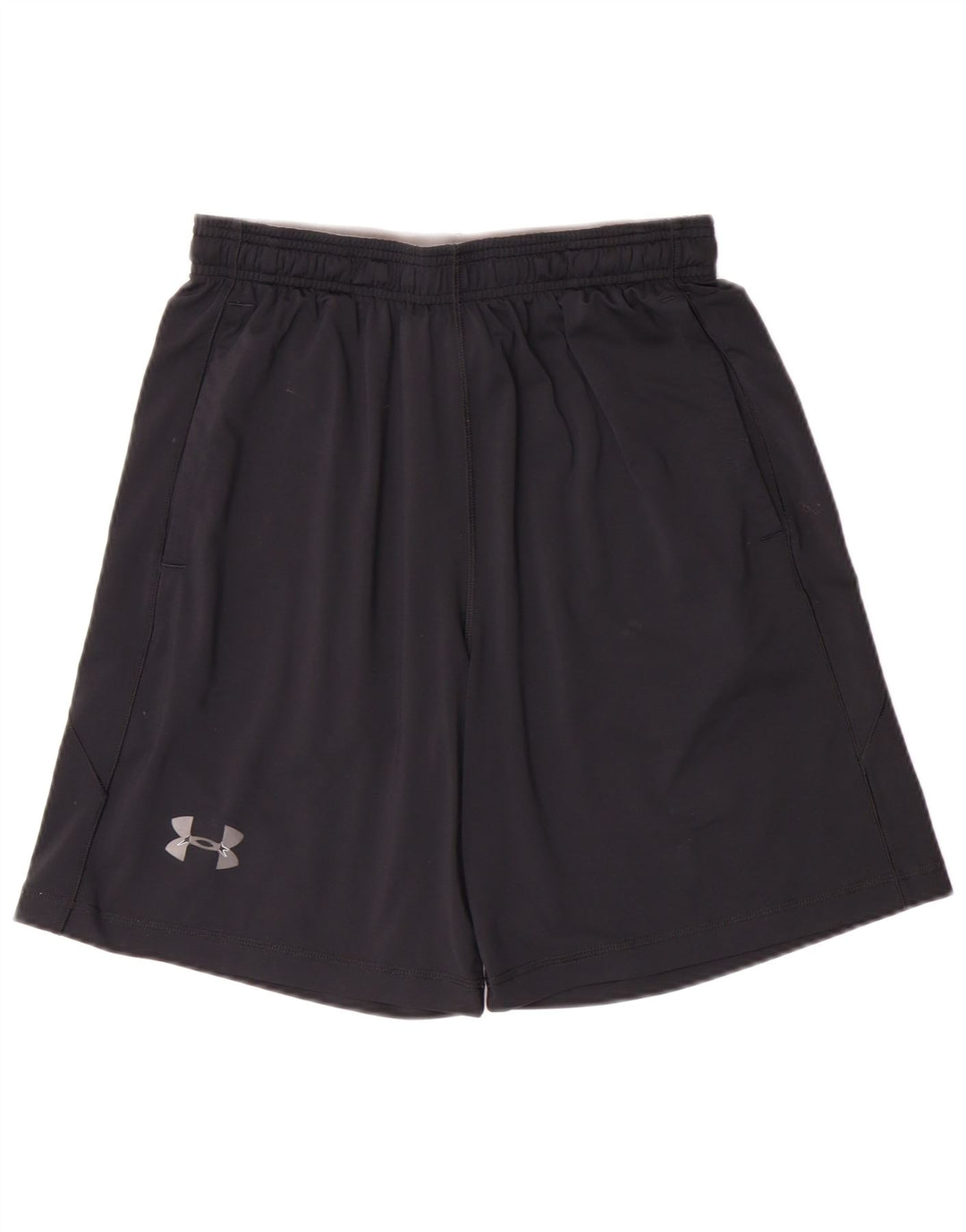UNDER ARMOUR Herren-Sportshorts, Größe S, Schwarz, Polyester, Sport